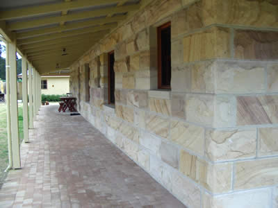 Rocksolid sandstone supply cut finished sandstone for heritage restorations, cladding, retaining walls, feature walls and landscape design